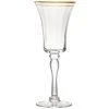 10 Strawberry Street Kate 10 Oz. Gold Rimmed Red Wine Glass - 4/Pack