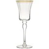 10 Strawberry Street Kate 9 Oz. Gold Rimmed White Wine Glass - 4/Pack