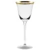 10 Strawberry Street Windsor 6 Oz. Gold Band White Wine Glass - 4/Pack