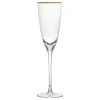 10 Strawberry Street Markle 12 Oz. Gold Rimmed Champagne Flute - 4/Pack