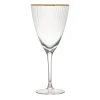 10 Strawberry Street Markle 16 Oz. Gold Rimmed Red Wine Glass - 4/Pack