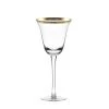 10 Strawberry Street Windsor 8 Oz. Gold Band Red Wine Glass - 4/Pack