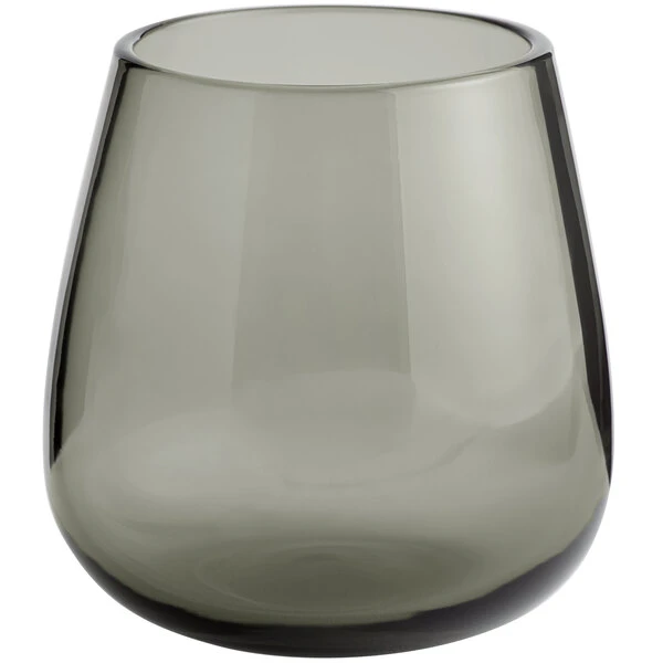 Acopa Pangea 13 Oz. Gray Stemless Wine Glass - 12/Case - Image 2